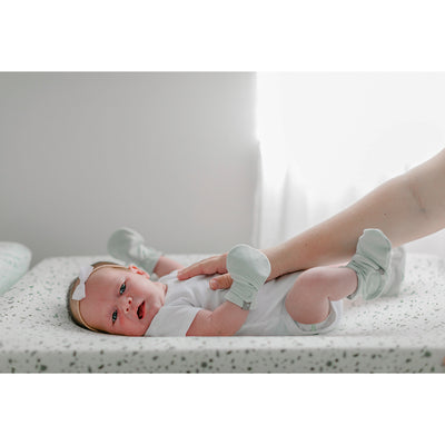 Goumikids Soft Organic Stay On No Scratch Baby Infant Mitts, 0-3M Succulent - VMInnovations