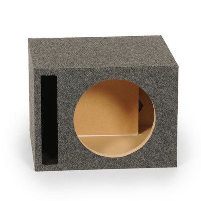Q-Power Single 12" Vented Slot Ported Empty Subwoofer Sub Enclosure Box (Used) - VMInnovations