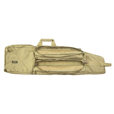 Elkton Outdoors ELK-RIFB-TAN Tactical Rifle Drag Bag w/ Optional Backpack Straps - VMInnovations