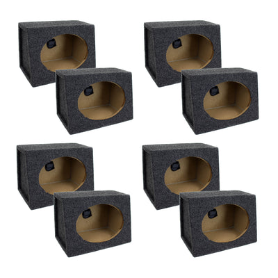 QPower 6 x 9 Inch Car Audio Speaker Box Enclosures, Speaker Boxes Pair (4 Pack) - VMInnovations