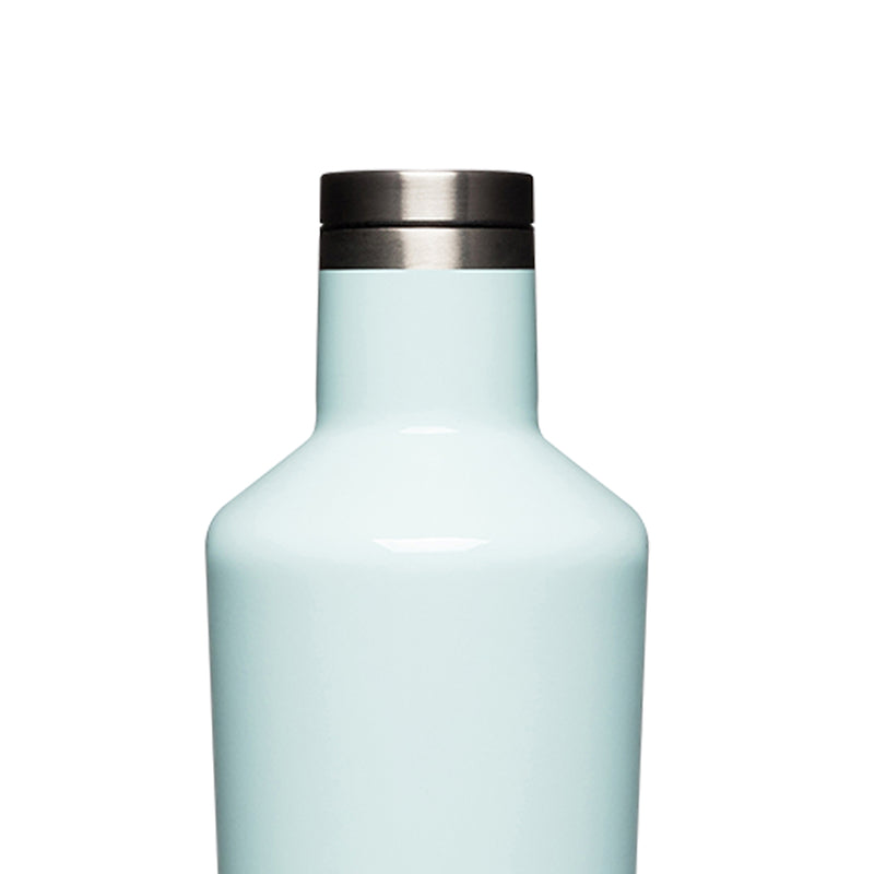 Corkcicle Canteen 25 oz Insulated Bottle, Gloss Powder Blue (Open Box)