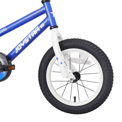 Joystar Pluto 16 Inch Ages 4 to 7 Kids Boys Bike with Training Wheels, Blue