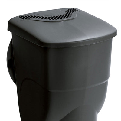 Summer Waves SkimmerPlus 1500 Gallon Above Ground Framed Pool Filter Pump, Black