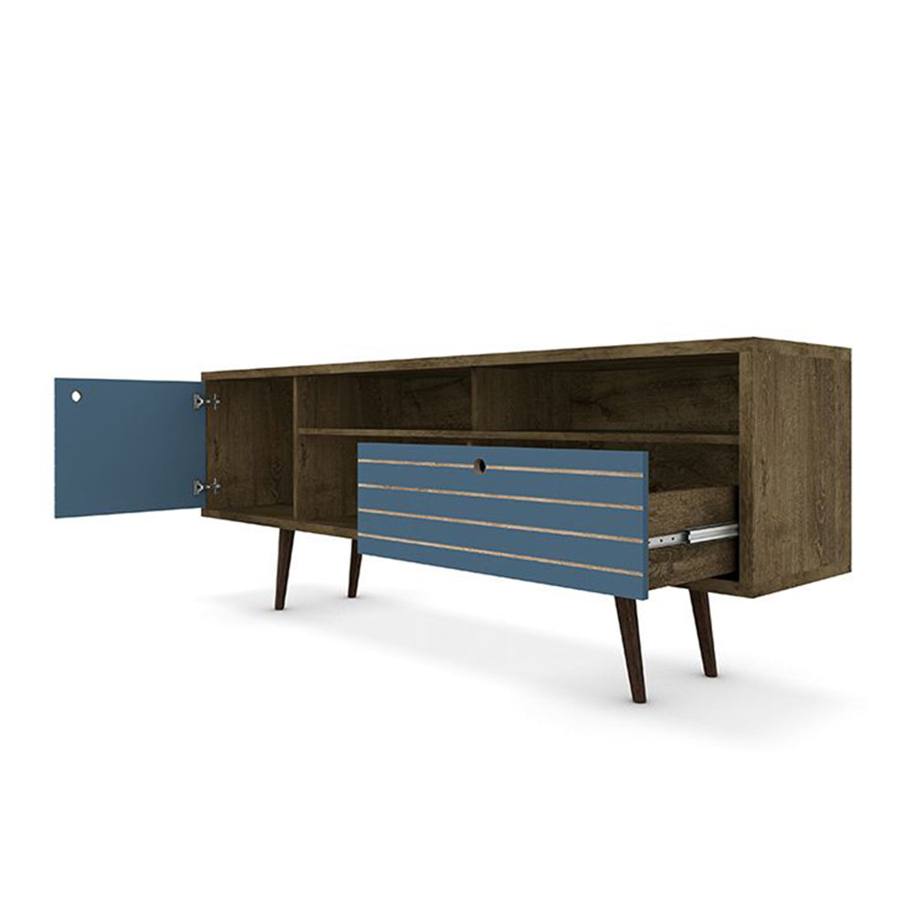 Manhattan Comfort Liberty 70.86" Mid Century Modern Wood TV Stand (Used)