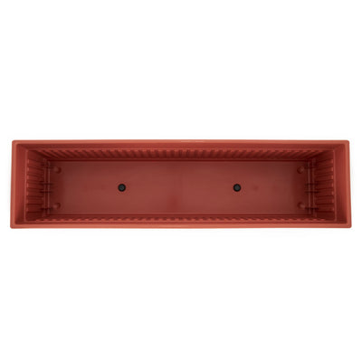 HC Companies 30in Venetian Window Box, Clay & Wakefield 1gal Soil Conditioner - VMInnovations