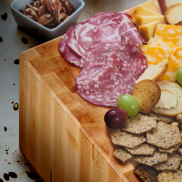 John Boos BB Series Large Reversible Wood Chopping Board, 30" x 24" x 6", Maple