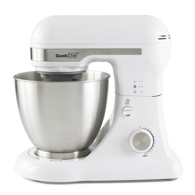 Geek Chef Stainless Steel 4.8 Qt Bowl 12 Speed Baking Food Stand Mixer(Open Box)