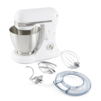 Geek Chef Stainless Steel 4.8 Qt Bowl Baking Food Stand Mixer (For Parts)
