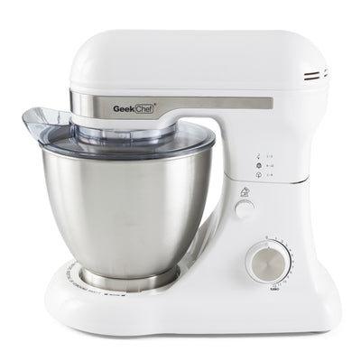 Geek Chef Stainless Steel 4.8 Qt Bowl 12 Speed Baking Food Stand Mixer (Damaged)