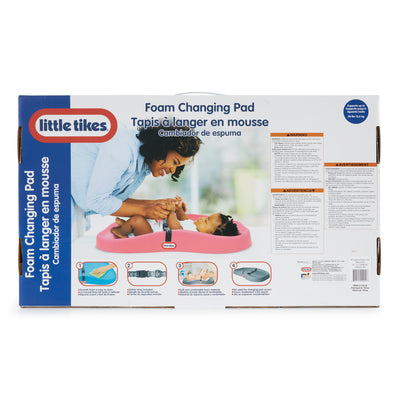 Little Tikes Deluxe 2 in 1 Baby Infant Foam Changing Pad/Play Mat, Gray (2 Pack) - VMInnovations