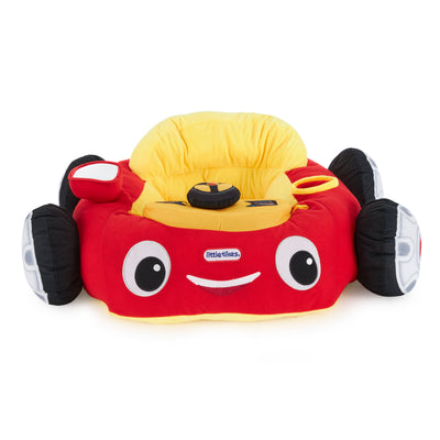Little Tikes Cozy Coupe Plush Baby Toddler Lounger Floor Seat, Red Car (3 Pack) - VMInnovations