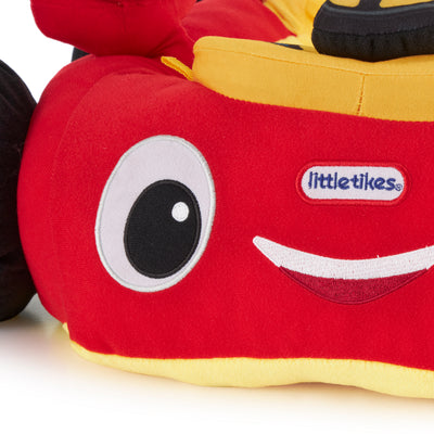 Little Tikes Cozy Coupe Plush Baby Toddler Lounger Floor Seat, Red Car (2 Pack) - VMInnovations