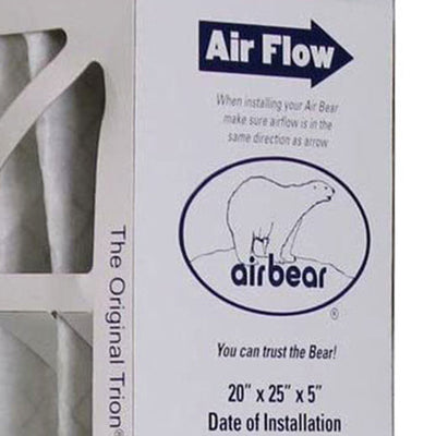 Trion 255649-102 Air Bear 20 x 25 x 5 Inch MERV 8 Air Purifier Filter (3 Pack)