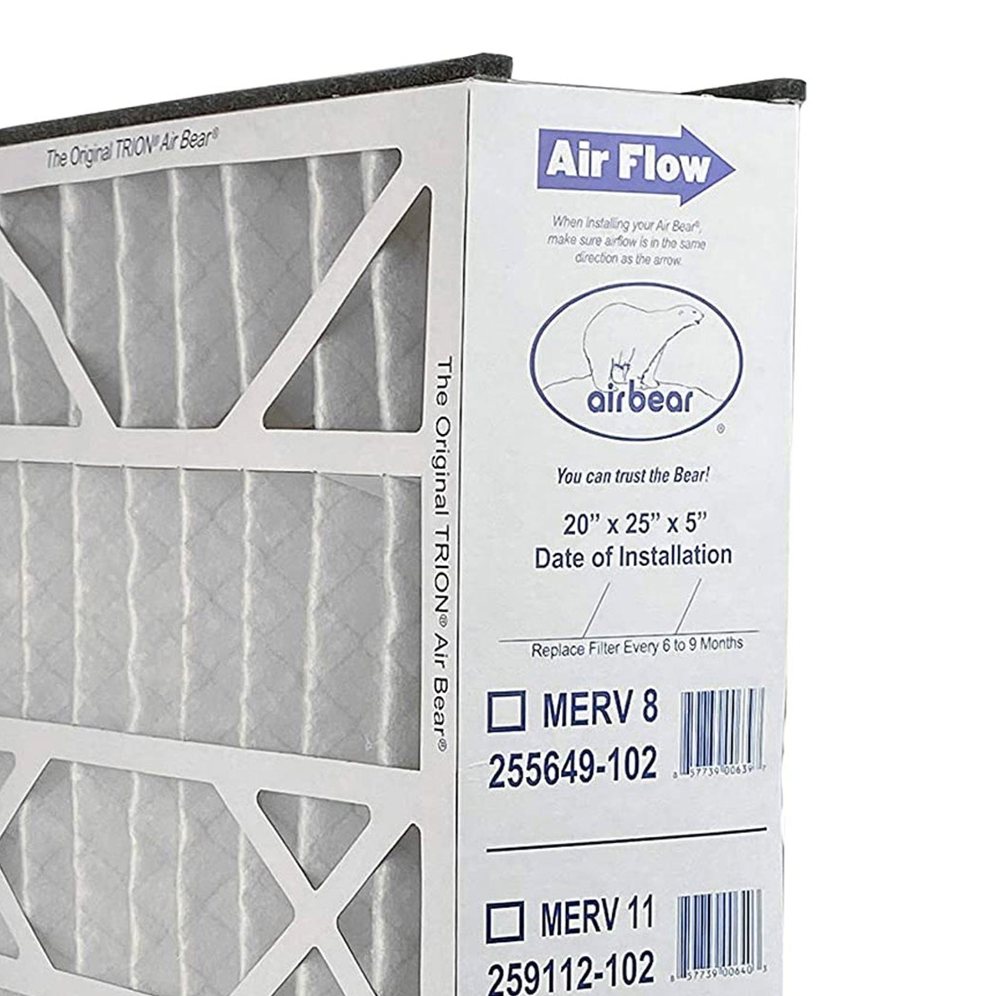 Trion Air Bear 20 x 25 x 5 Inch MERV 13 Air Purifier Filter (3 Pack) (Used) - VMInnovations