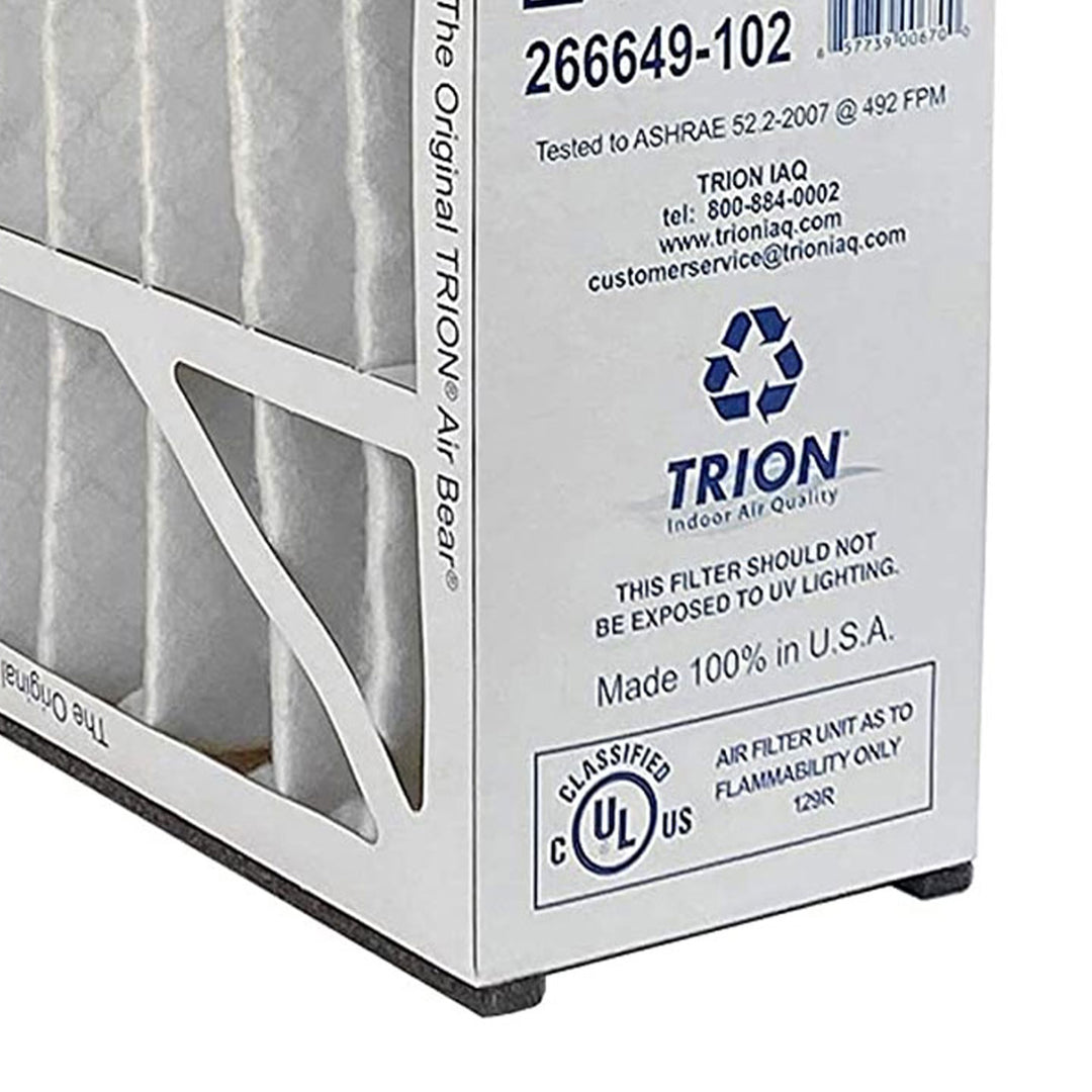 Trion 266649-102 Air Bear 20 x 25 x 5 Inch MERV 13 Air Purifier Filter (3 Pack) - VMInnovations