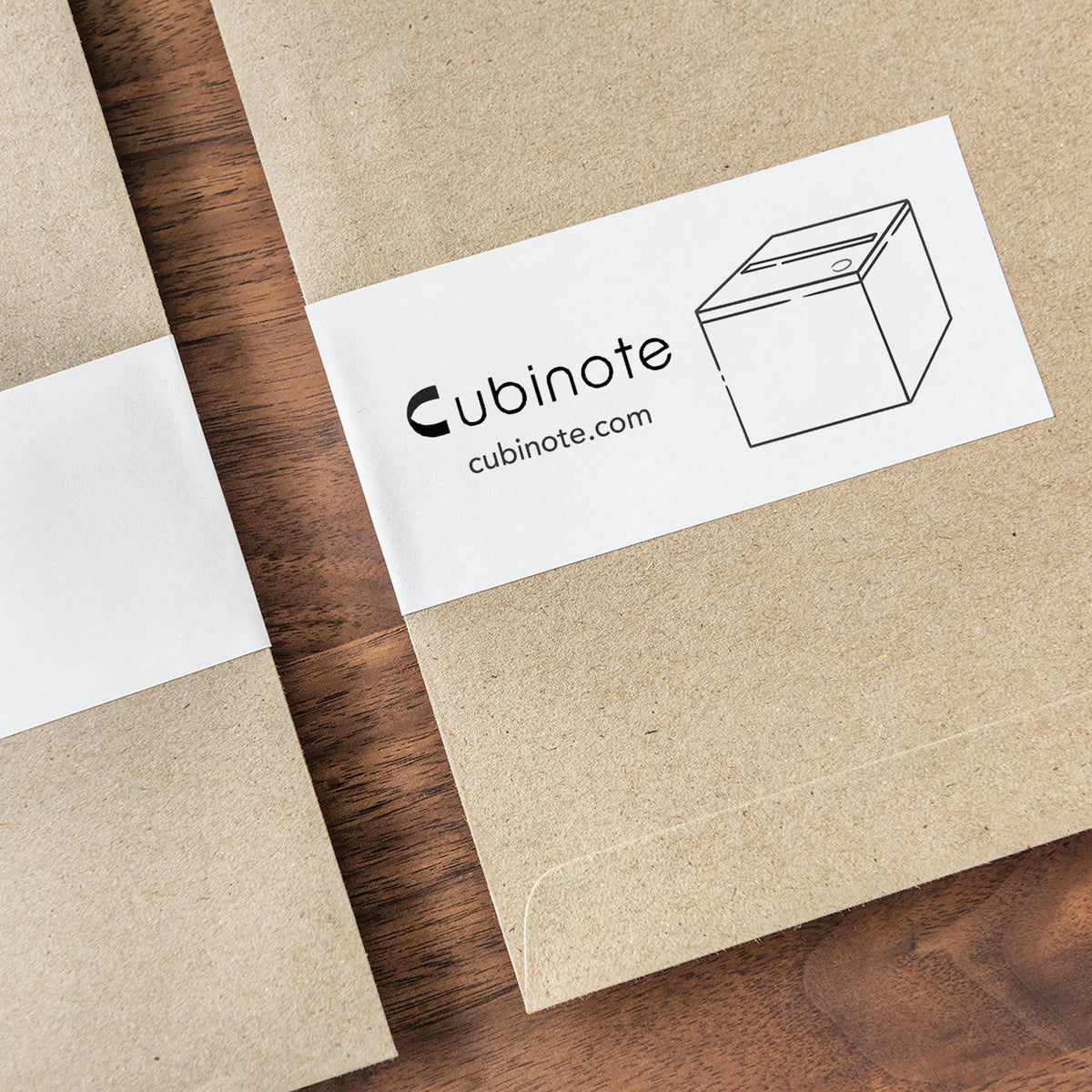 Cubinote Official Sticky Note Thermal Paper BP Free, White (3 Pack) (Open Box)