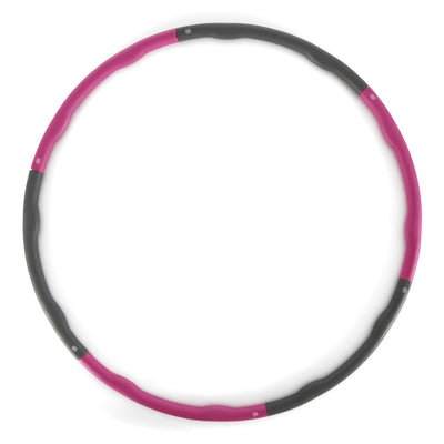 HolaHatha 6 Piece Weighted Fitness Hula Hoop for Home Workouts and Toning (Used)