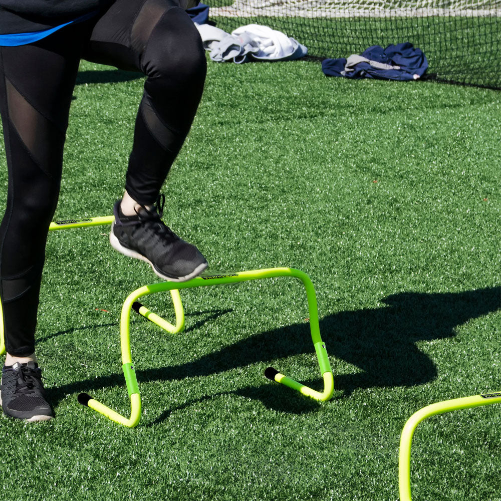 HolaHatha Adjustable Height Speed Training Hurdle for Fitness Workout (Open Box) - VMInnovations