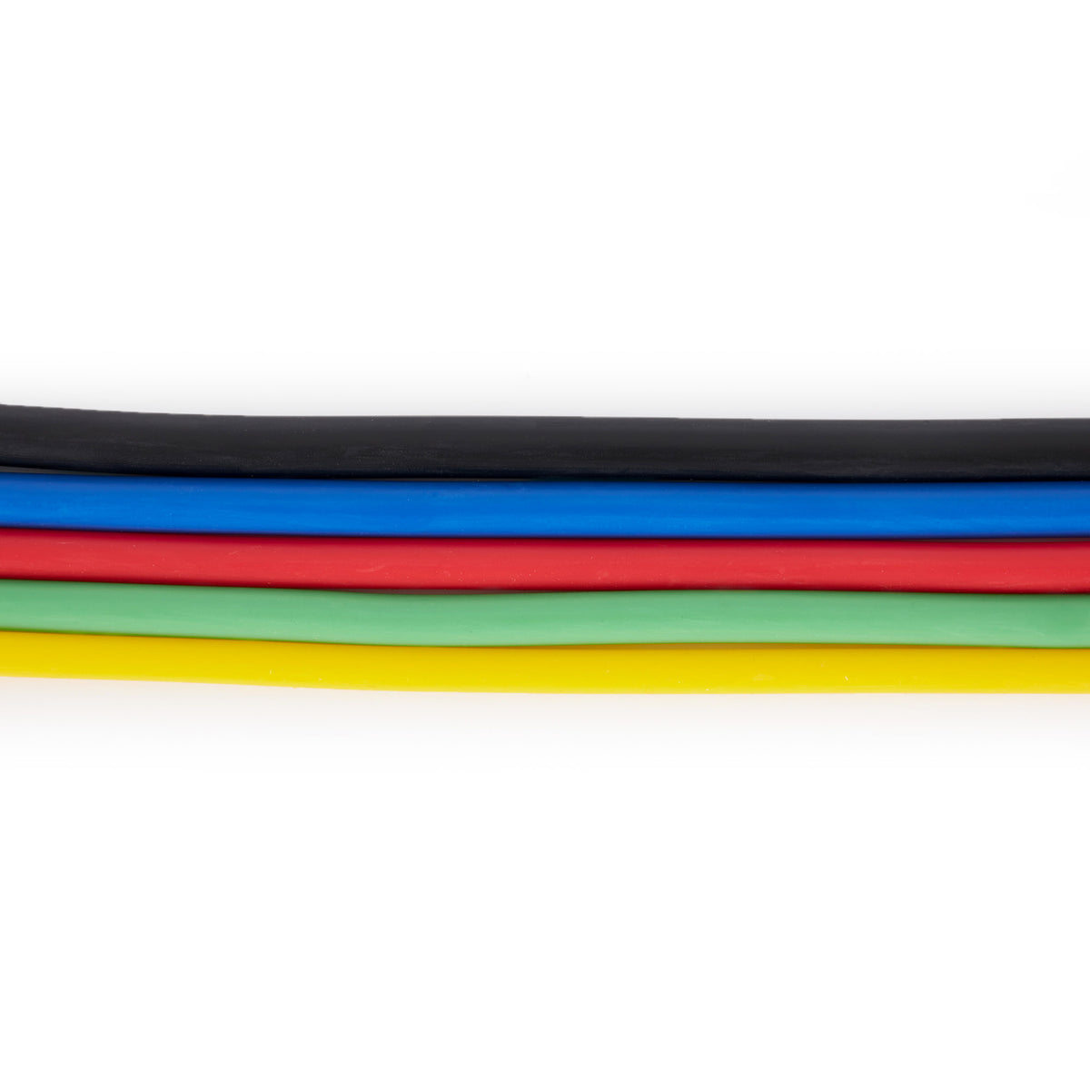 HolaHatha Resistance Band 110lb Workout Set with 5 Bands and 2 Handles (Used)