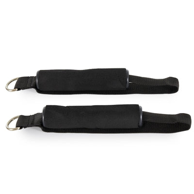 HolaHatha Resistance Band 110lb Maximum Workout Set with 5 Bands and 2 Handles - VMInnovations