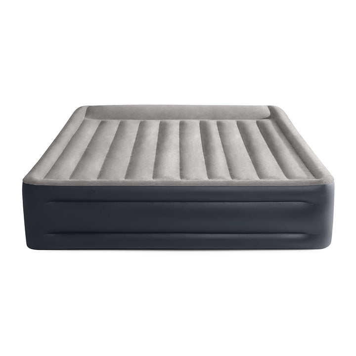 Intex Dura Beam Plus Deluxe Blow Up Air Mattress Bed with Built In Pump, King