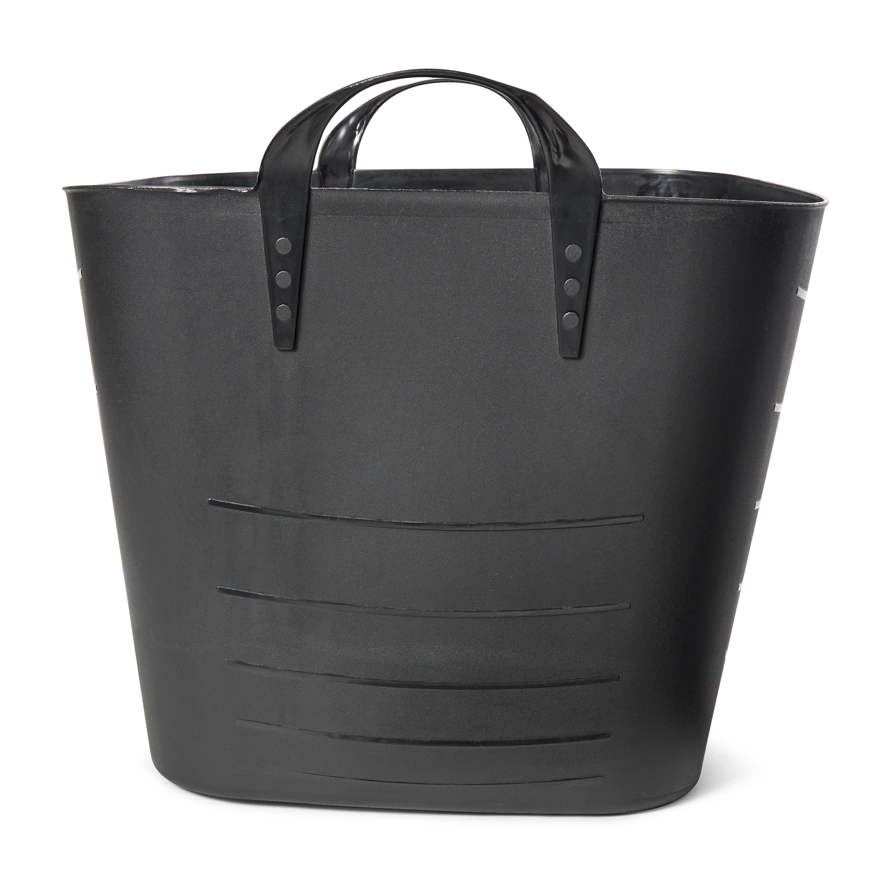 Life Story Tub Basket 25 Liter Plastic Storage Tote Bin with Handles (2 Pack)