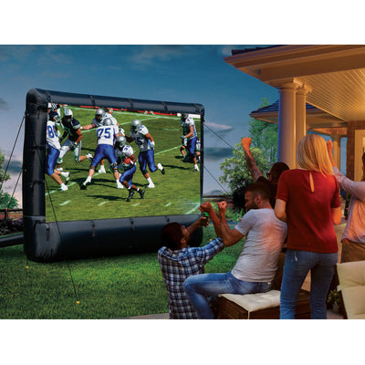 Airflowz 9.5' Inflatable Movie Projection Screen w/Blower & Bag (For Parts)