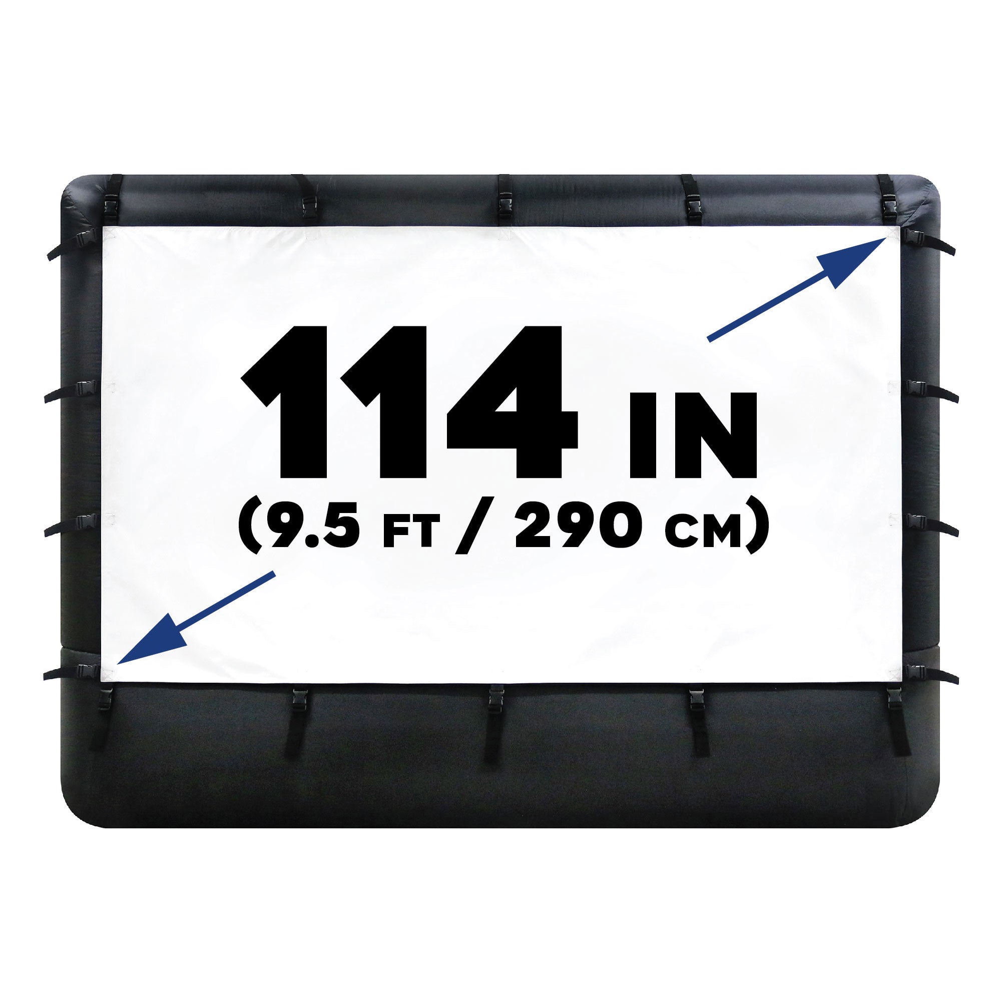 Airflowz 9.5' Inflatable Movie Projection Screen w/Blower & Bag (For Parts)