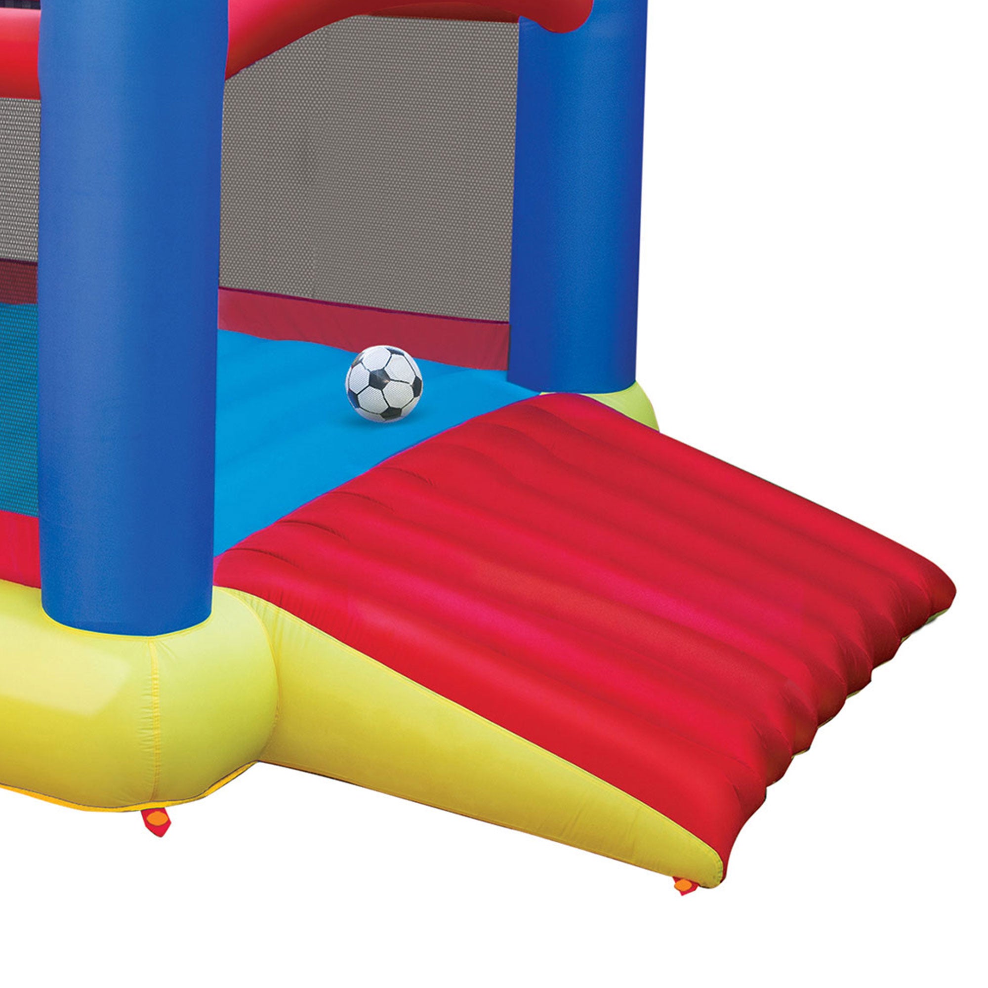 Banzai Slide 'n Score Bouncer Inflatable Bounce House with Games (Open Box) - VMInnovations