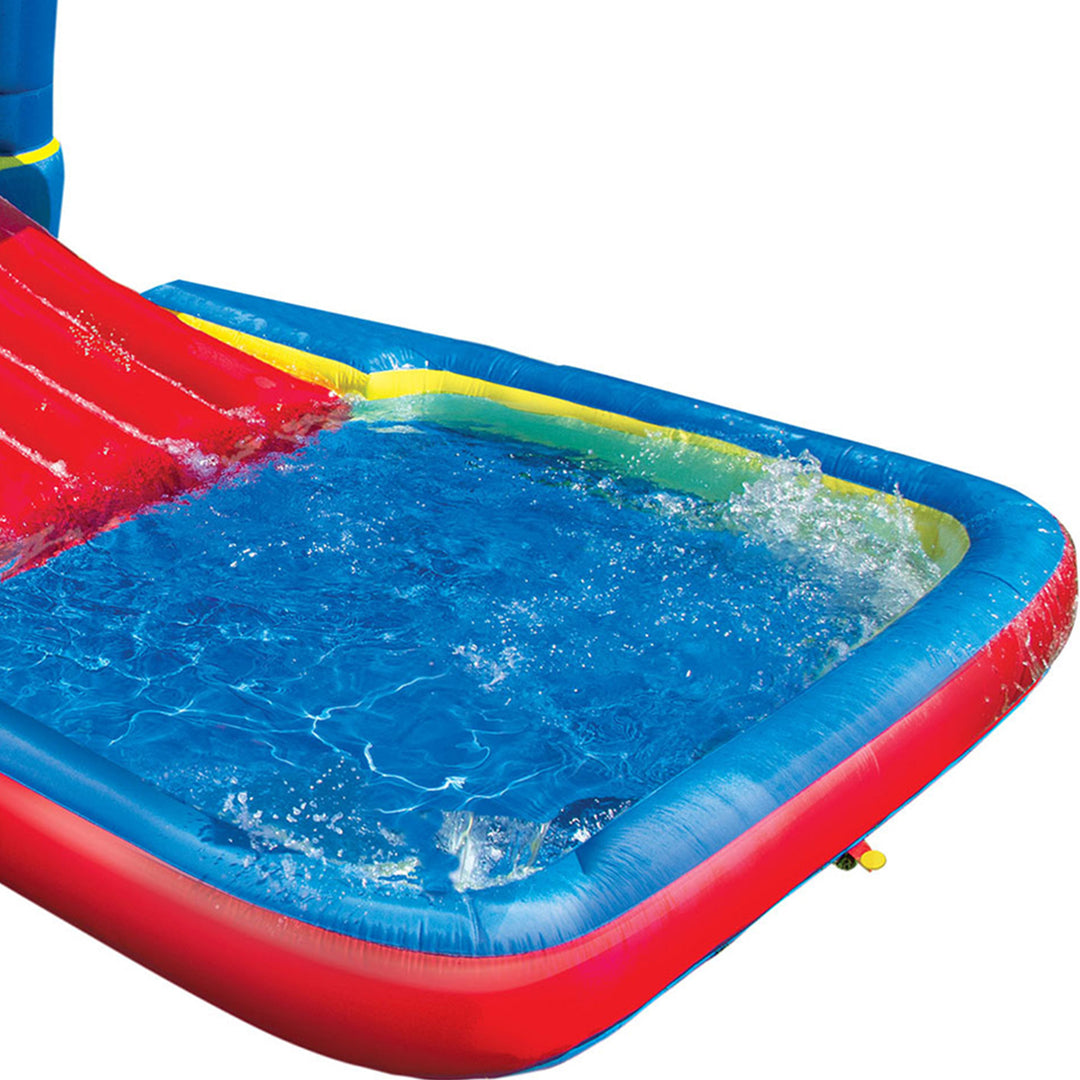 Banzai Bounce N Splash Water Park Aquatic Play Center with Slide (For Parts)