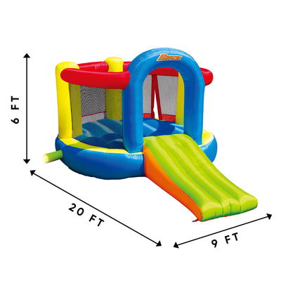 Banzai Inflatable Jump and Slide Bouncer Bounce House w/ Oversized Slide (Used) - VMInnovations