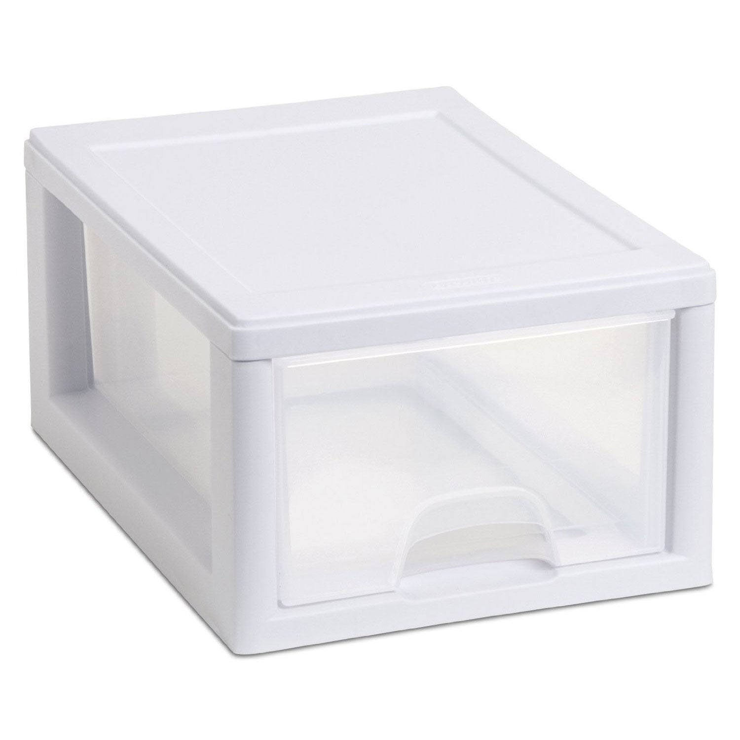 Sterilite 20518006 Stackable Small Drawer White Frame (Open Box)