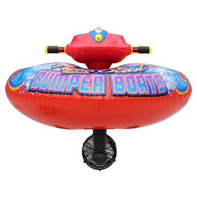 Banzai Aqua Blast Motorized Bumper Boat Inflatable Pool Float Water Toy, Red - VMInnovations