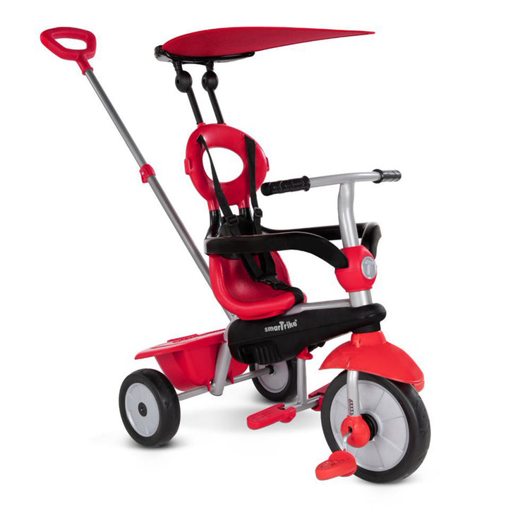 smarTrike Zoom 4 in 1 Toddler Trike Tricycle Toy for 15 to 36 Months, Red (Used)