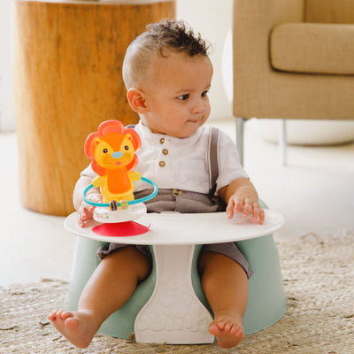 Bumbo Baby Childrens Infant Toddler Floor Seat Eating & Play Top Tray (Used)