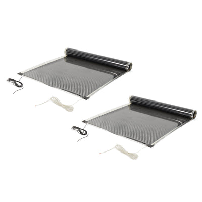 QuietWarmth 3 x 10 Foot 120 Volt Electric Floating Floor Heating System (2 Pack)