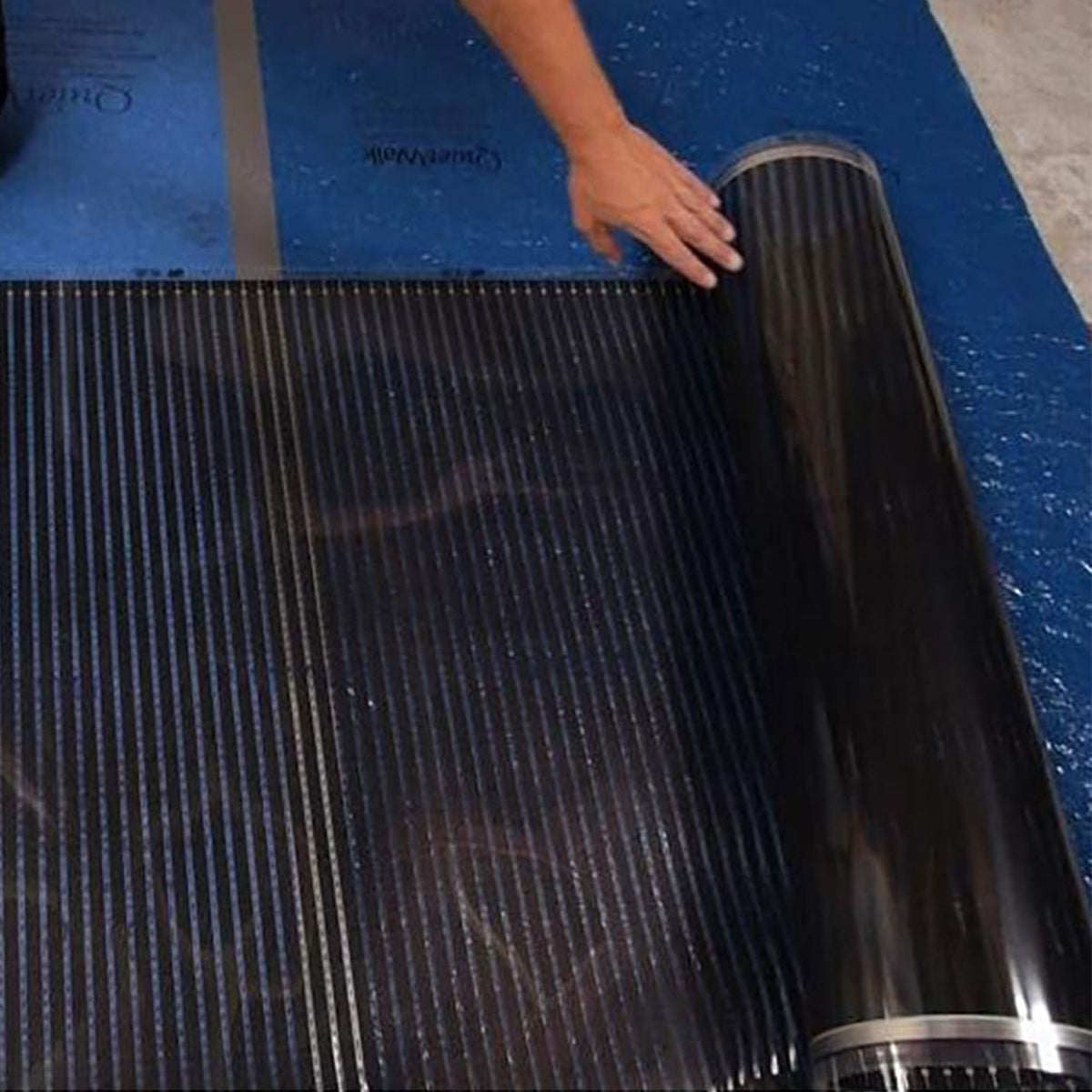 QuietWarmth 3 x 5 120 Volt Electric Floating Floor Heating System (Used)