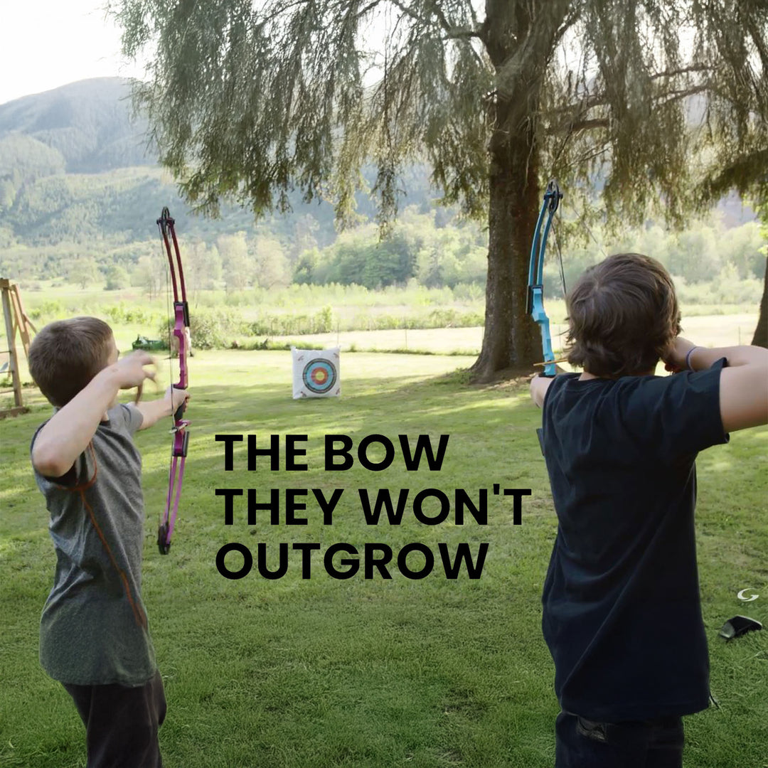 Genesis Original Archery Compound Bow and Arrow Set, Draw Hand-Left, Purple - VMInnovations