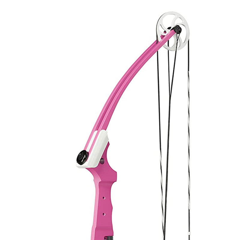 Genesis Original Lightweight Archery Compound Bow/Arrow Set, Right Handed, Pink
