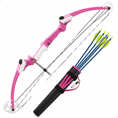 Genesis Original Archery Compound Bow/Arrow Set, Right Handed, Pink (Open Box)