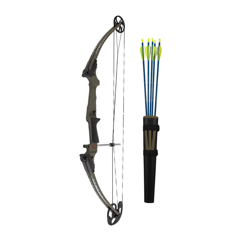 Genesis Original Compound Archery Kit w/ Arrows, Bow, Quiver, Right Handed Used)