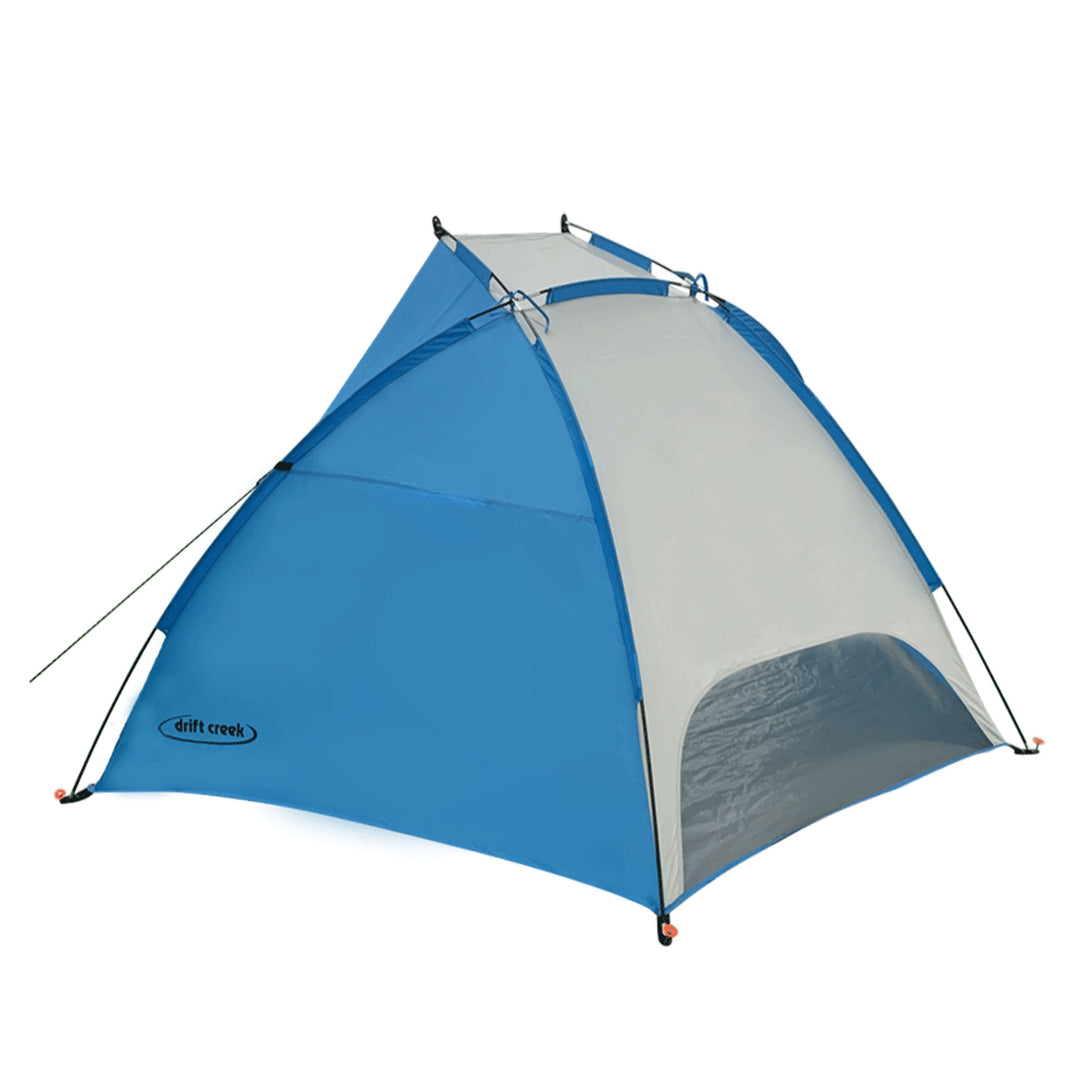 Drift Creek Canopy Beach Shelter Sun Shade Tent w/Carry Bag, Blue(Open Box) - VMInnovations