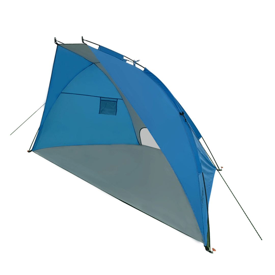 Drift Creek Canopy Beach Shelter Sun Shade Tent w/Carry Bag, Blue(Open Box)
