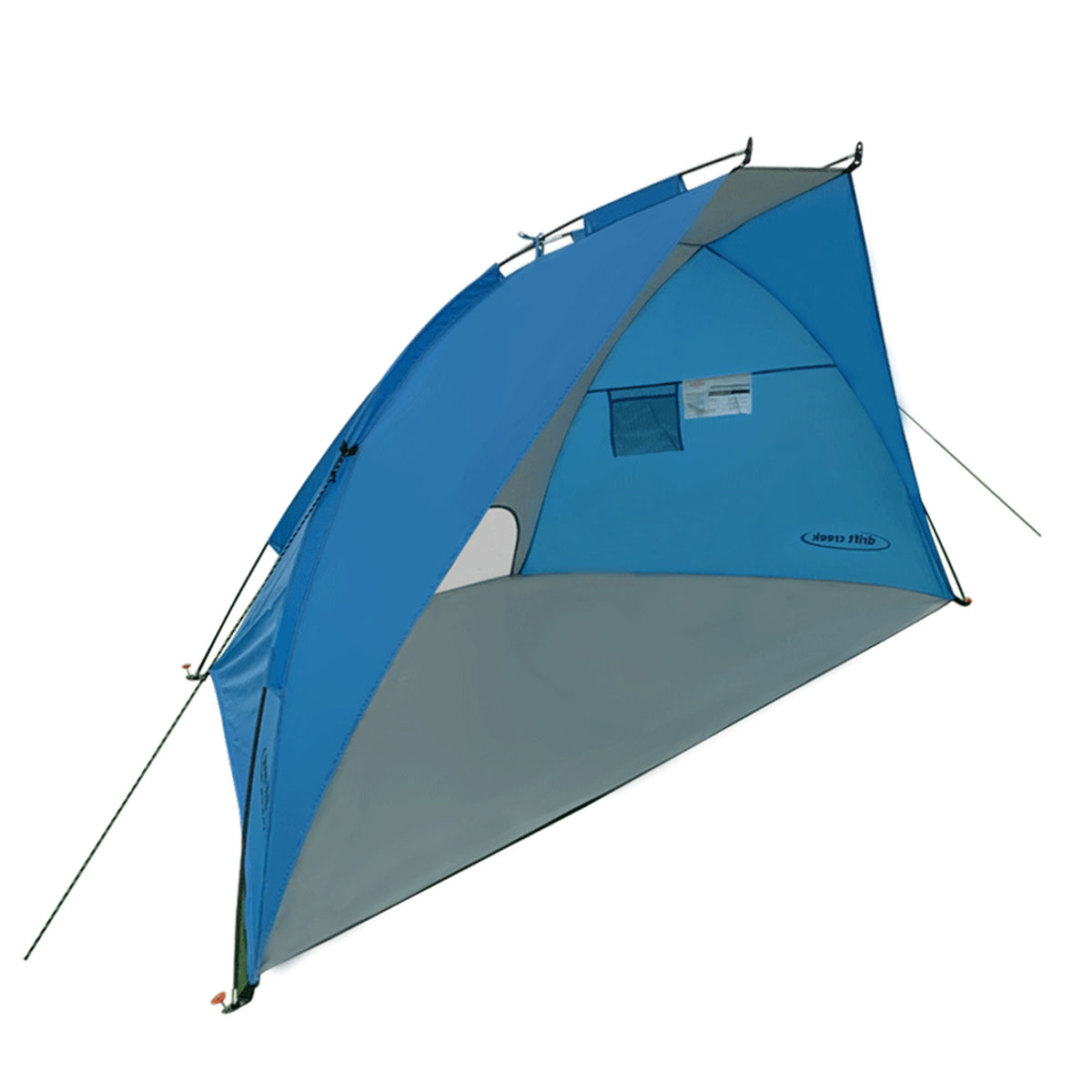 Drift Creek Canopy Beach Shelter Sun Shade Tent w/Carry Bag, Blue(Open Box) - VMInnovations