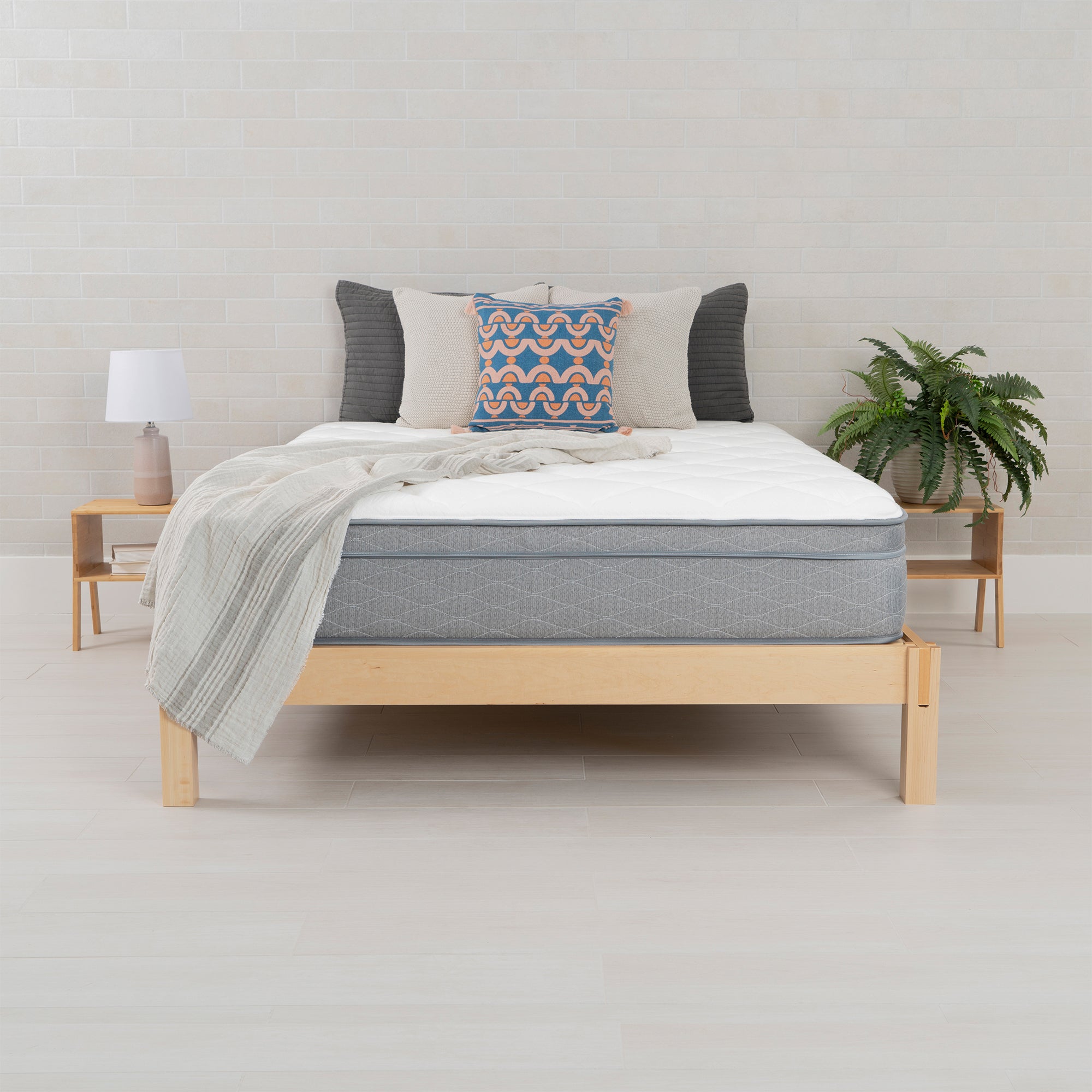 Dreamfoam Bedding Doze 11 Inch Plush Medium Soft Mattress, Short Queen(Open Box)