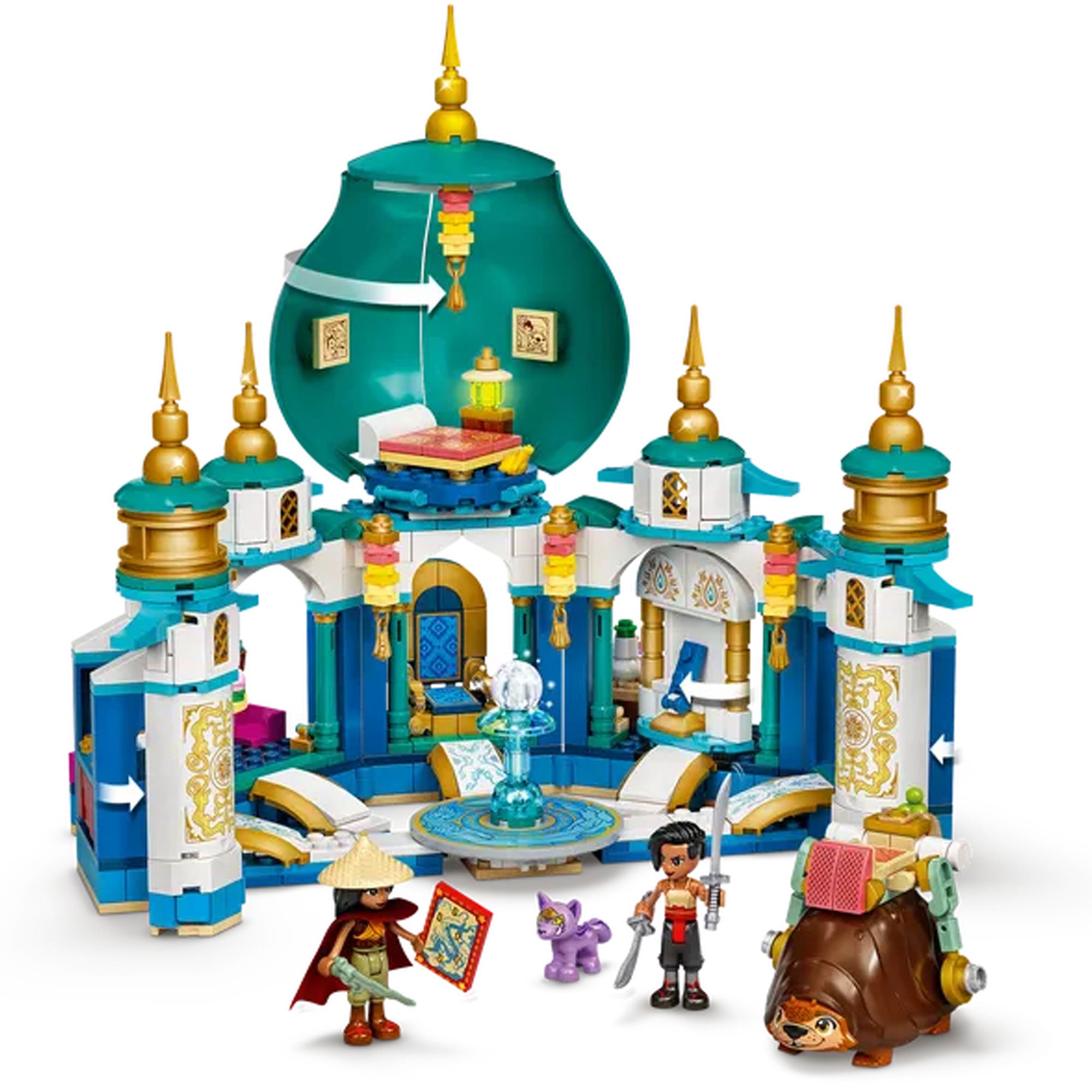 Lego Disney Raya and the Last Dragon Heart Palace Castle, New 2021 (610 Pieces)