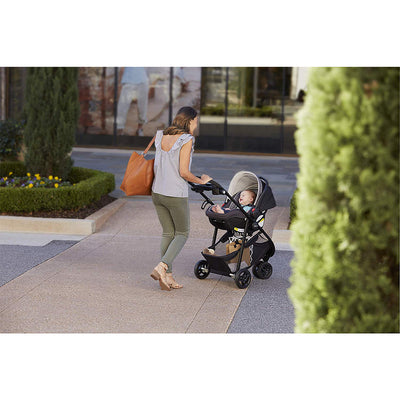 Graco 2065964 SnugRider 3 Elite 3 Wheel Portable Infant Car Seat Carrier, Black