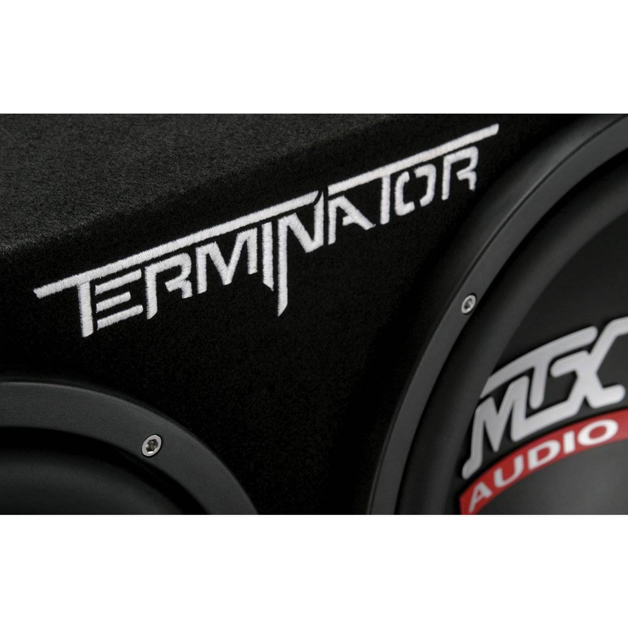 MTX 12" 1200W Car Audio Subwoofer Box Enclosure & Crunch PowerDriveX Stereo Amp