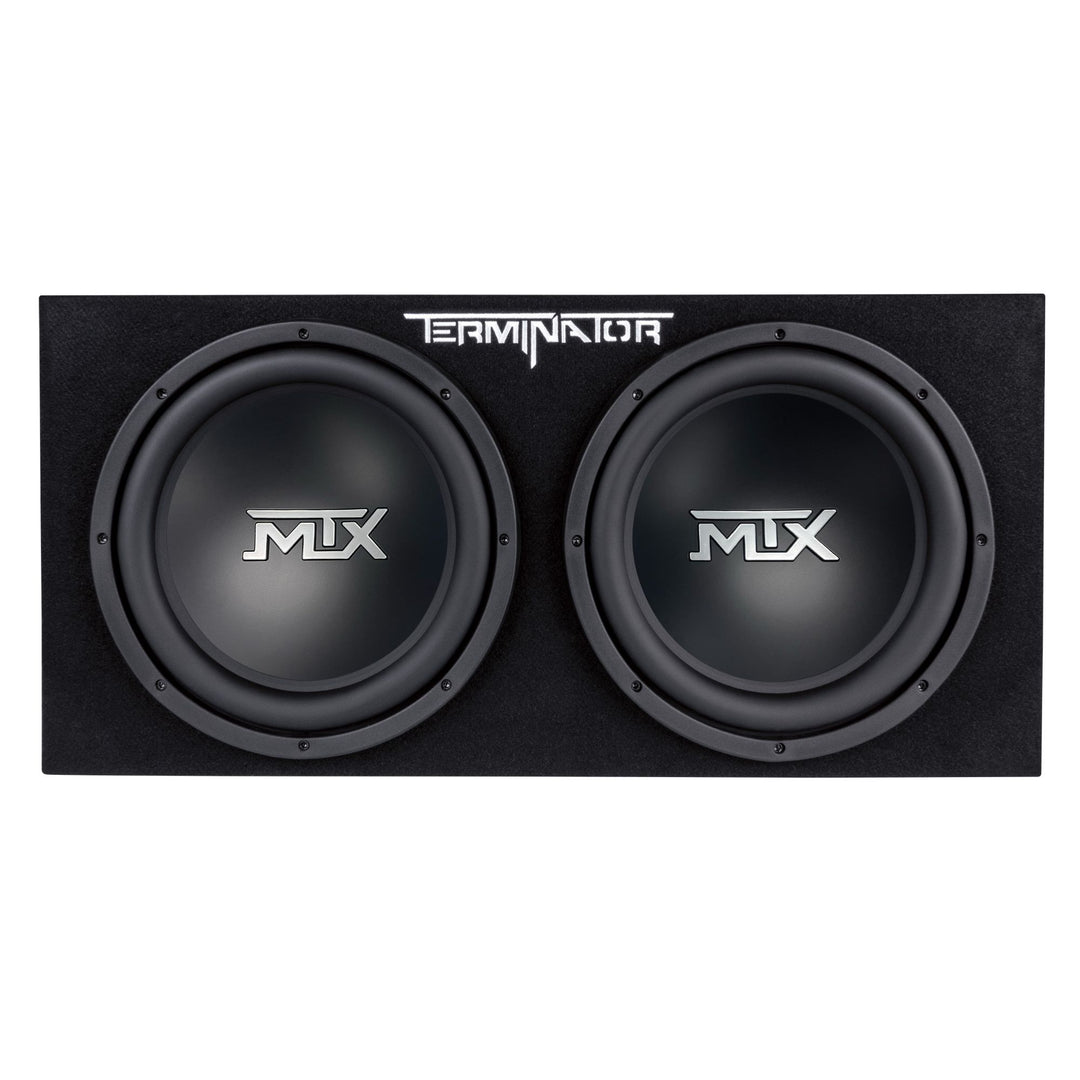 MTX 12-Inch 1200-Watt Car Audio Dual Loaded Subwoofer Box Enclosure(Open Box)