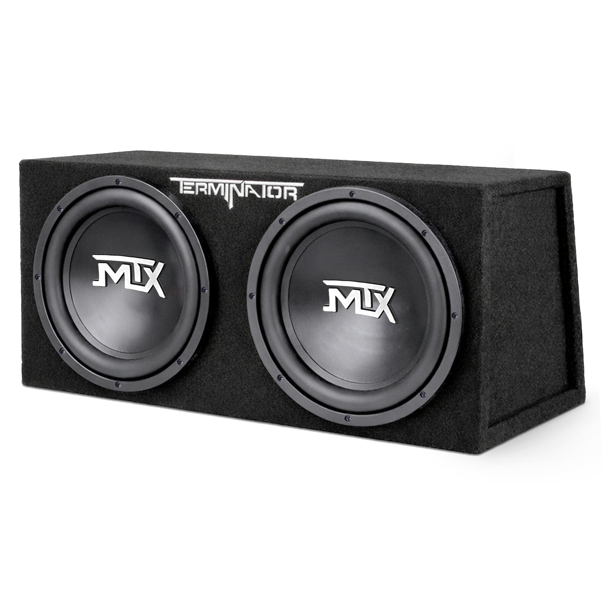 MTX TNE212D 12-Inch 1200-Watt Car Audio Dual Loaded Subwoofer Box Enclosure (Refurbished)